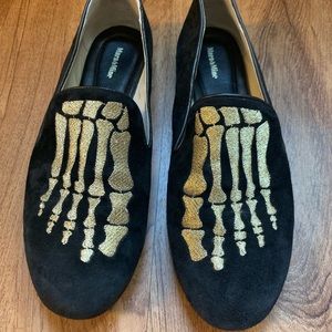 Mara and Mine Skull Smoking Slipper 8.5